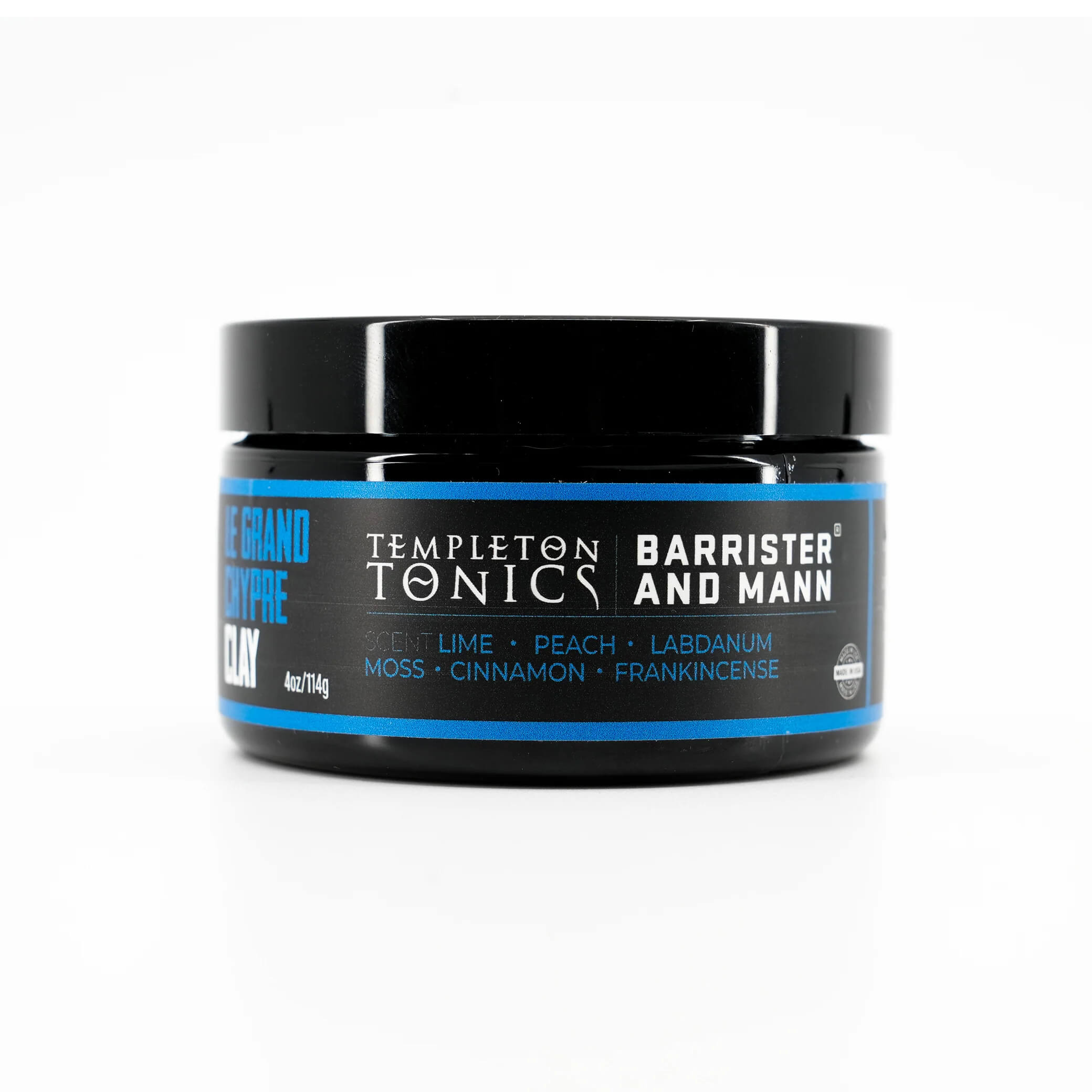 Templeton Tonics X Barrister and Mann Le Grand Chypre Clay (4oz)