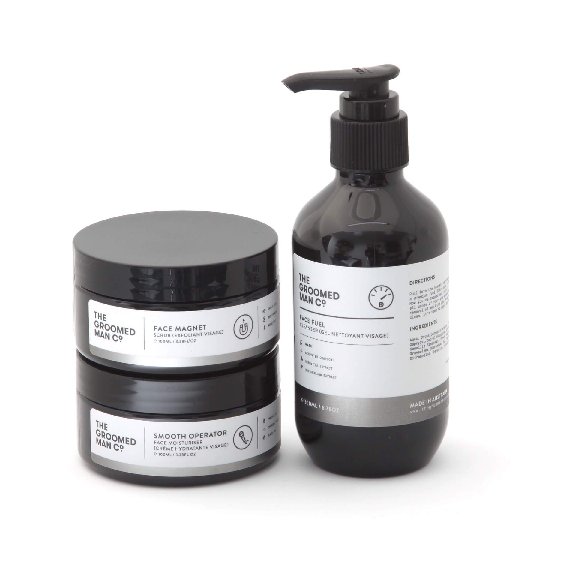 The Groomed Man Co Fresh Face Skin Care Kit