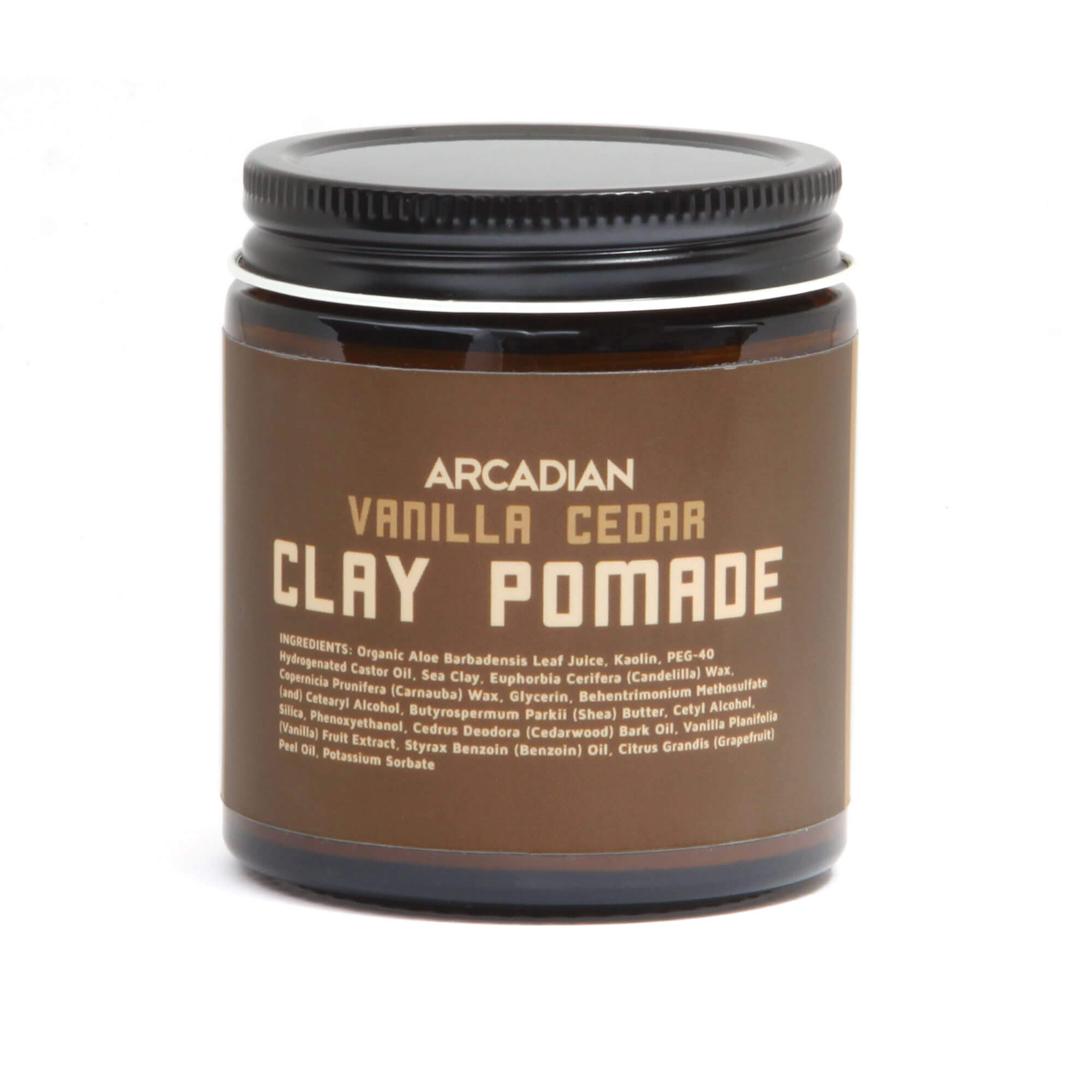 Arcadian Vanilla Cedar Clay Pomade