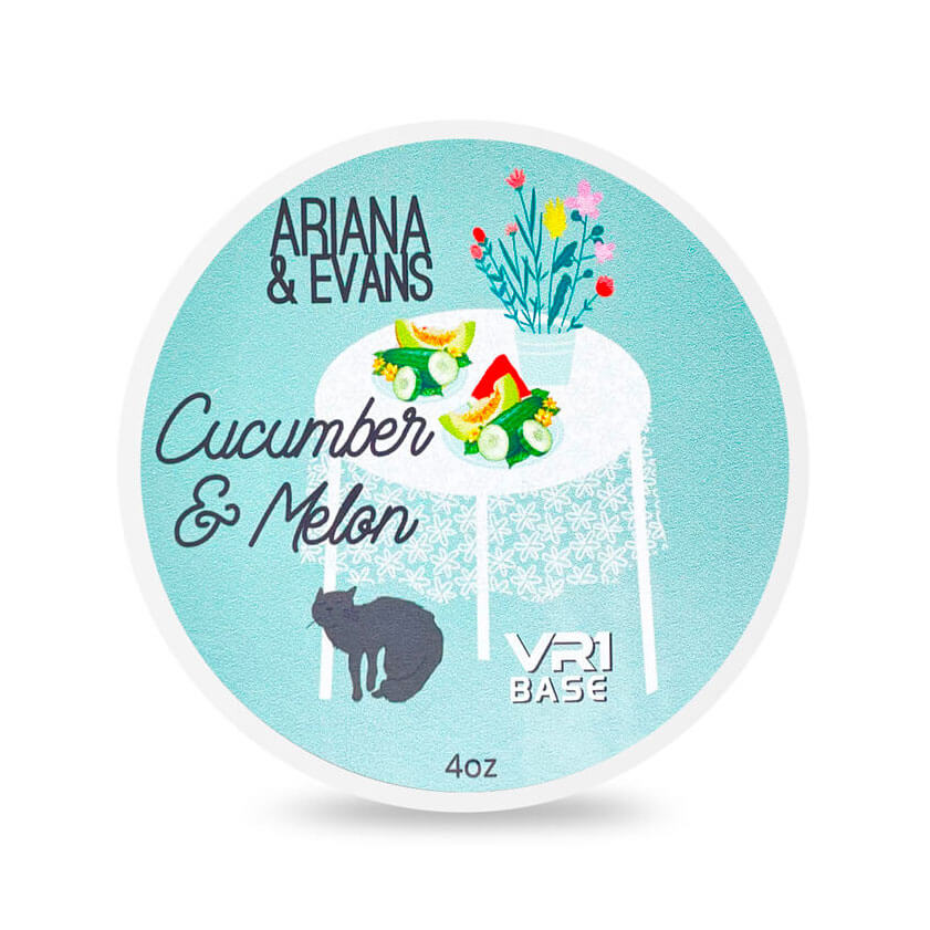 Ariana & Evans Cucumber & Melon Shaving Soap