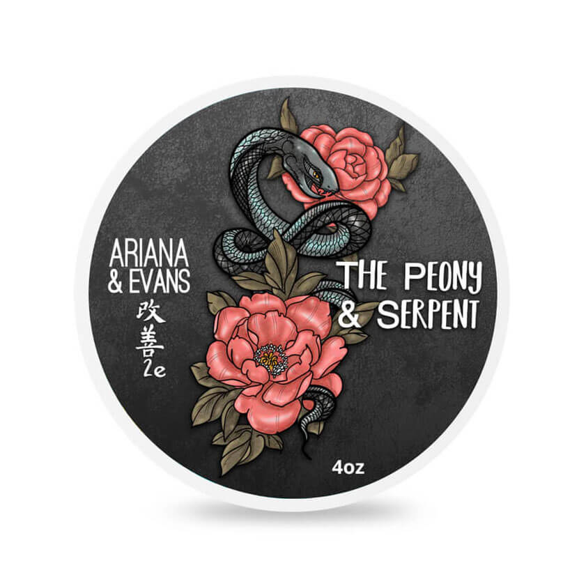 Ariana & Evans The Peony & Serpent Shaving Soap