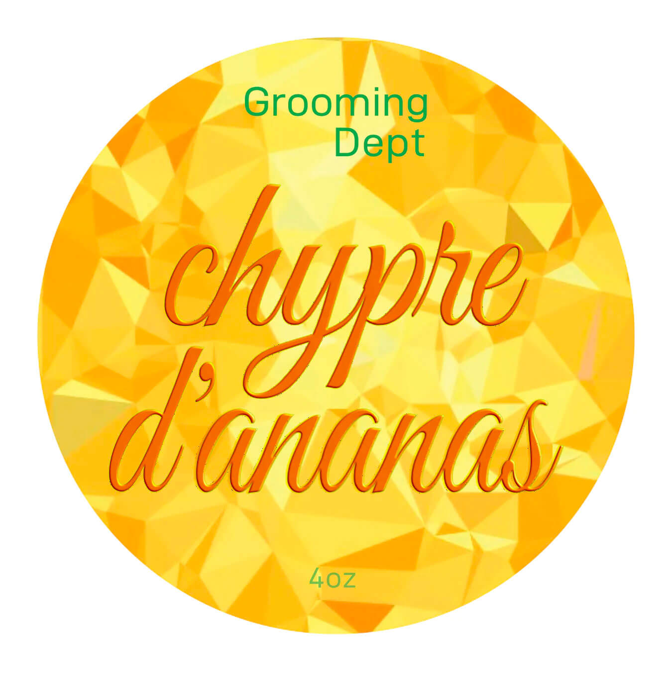 Grooming Dept Chypre D'Ananas Shaving Soap