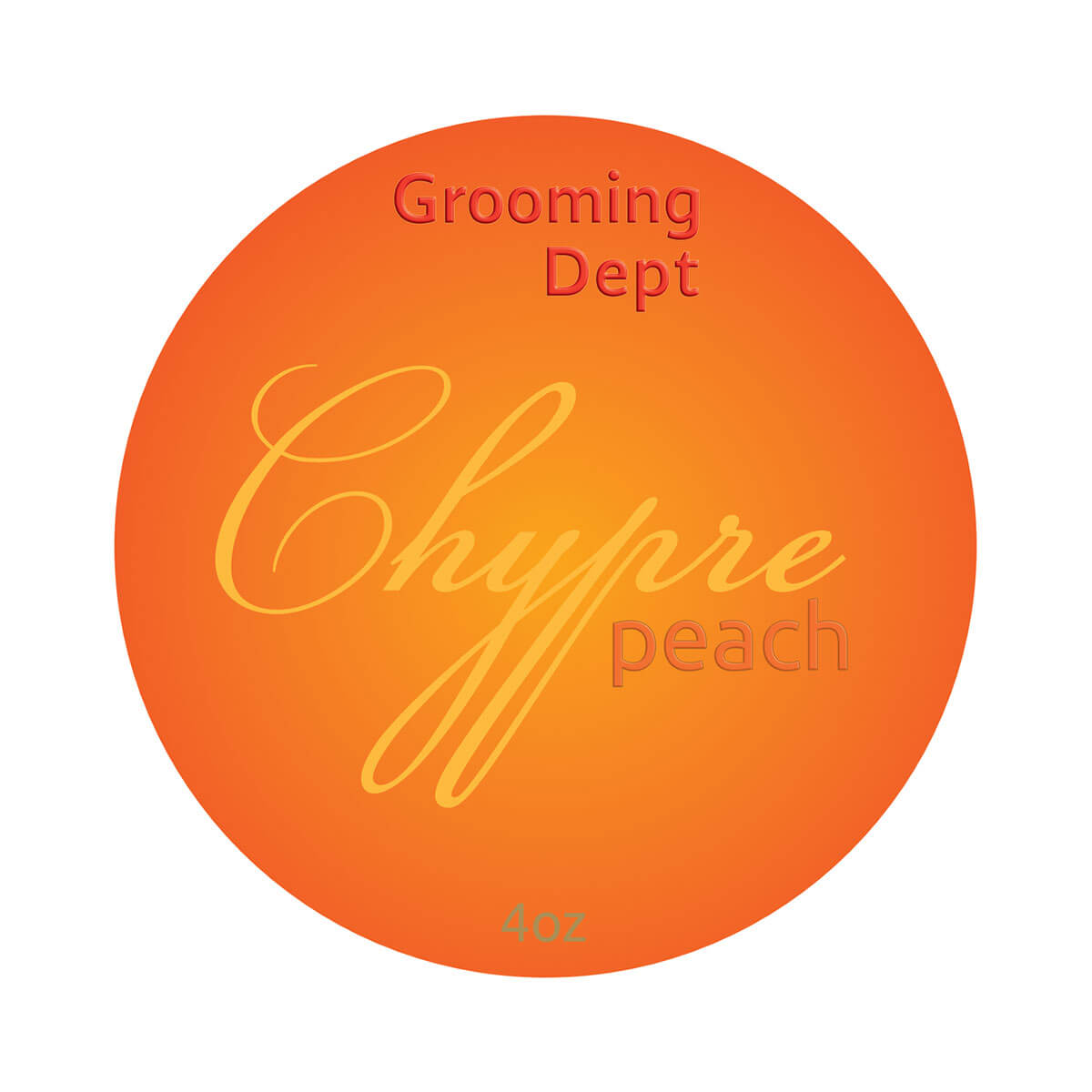 Grooming Dept Chypre Peach Shaving Soap