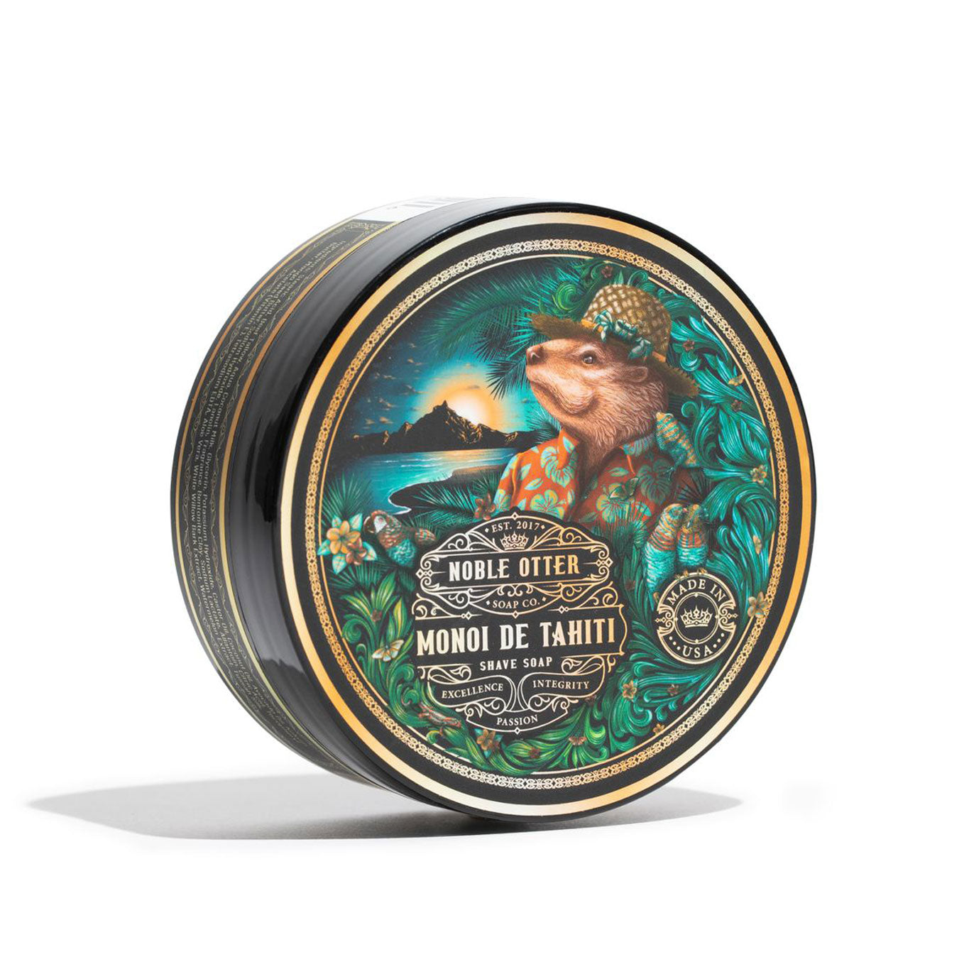 Noble Otter Monoi De Tahiti Shaving Soap