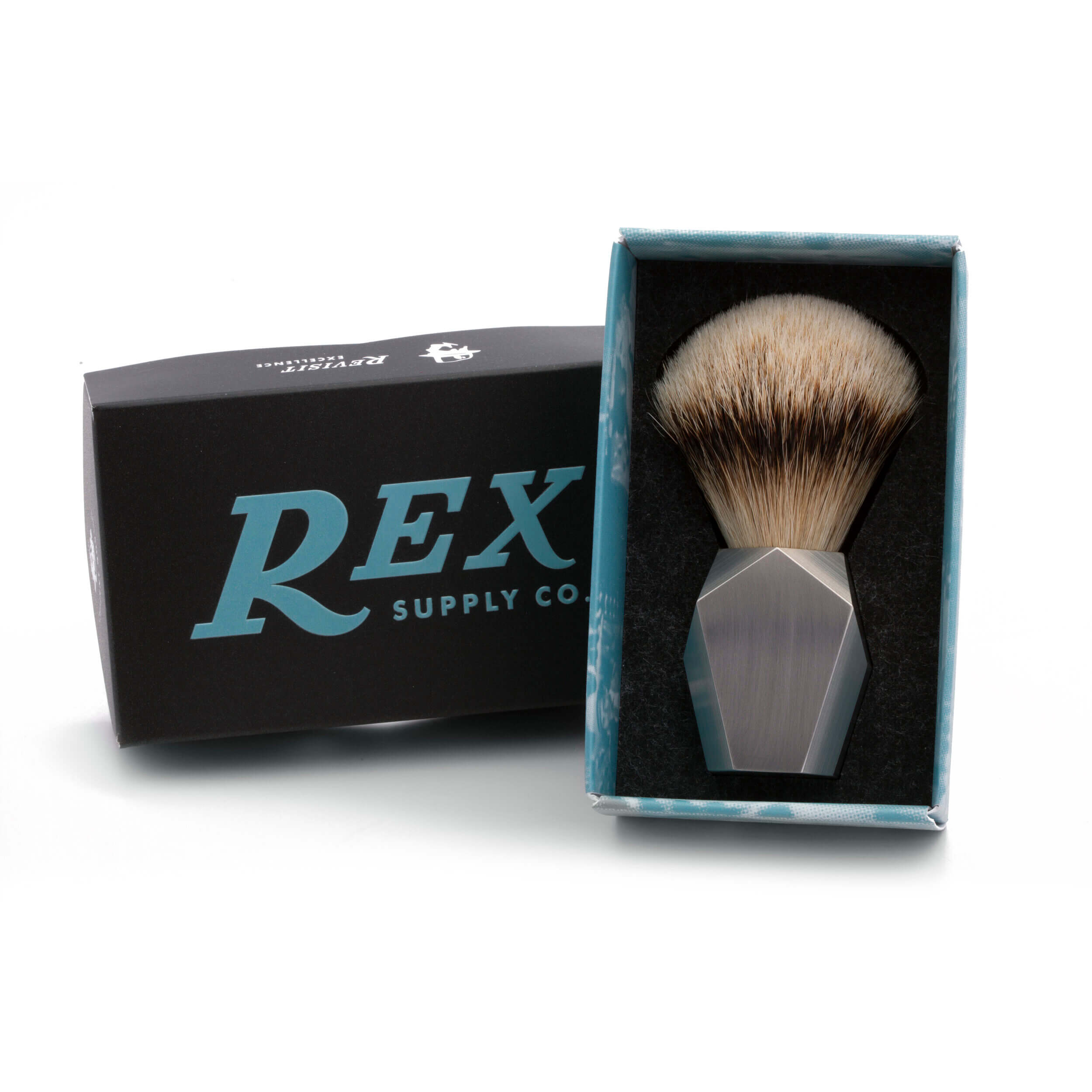 Rex Deco Stainless Steel Shaving Brush
