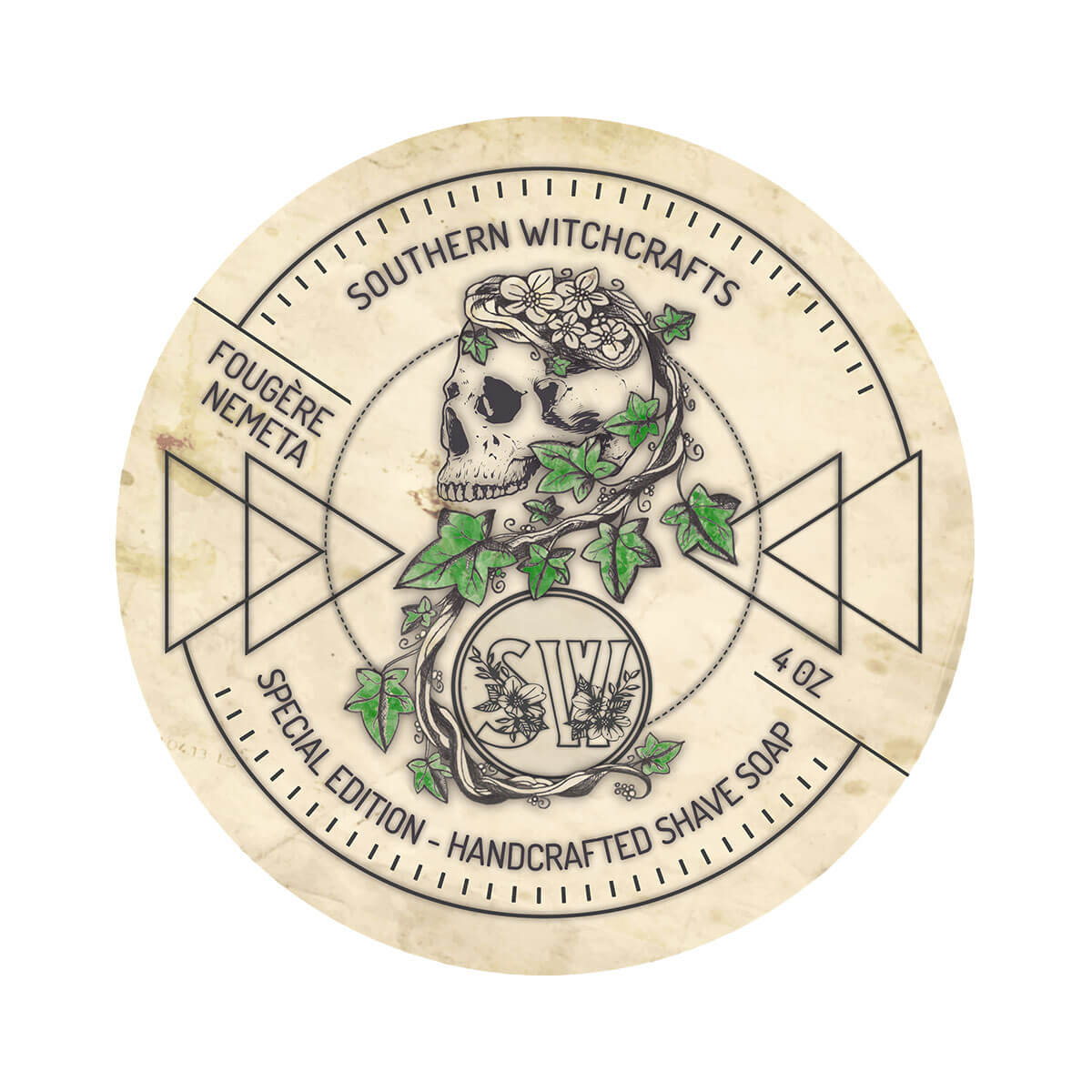Southern Witchcrafts Fougere Nemeta Shaving Soap