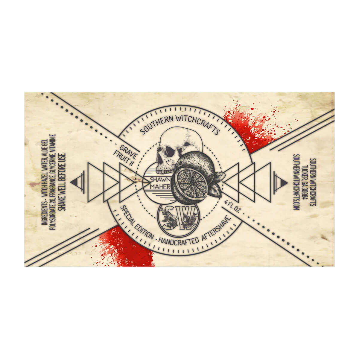 Southern Witchcrafts Grave Fruit Aftershave Splash