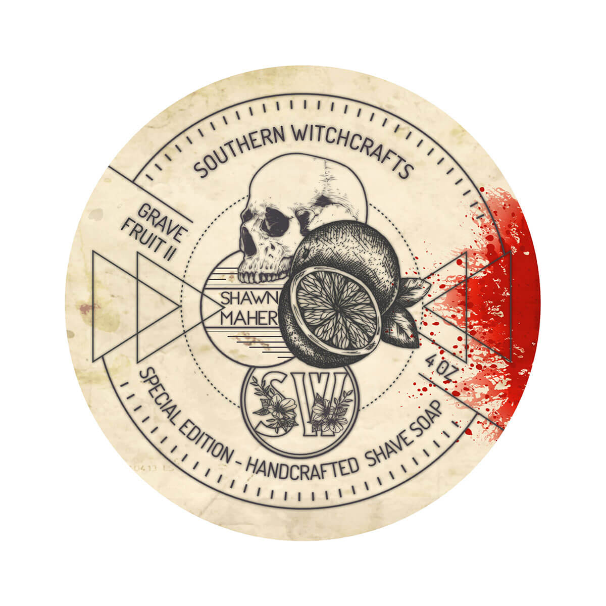 Southern Witchcrafts Grave Fruit Shaving Soap