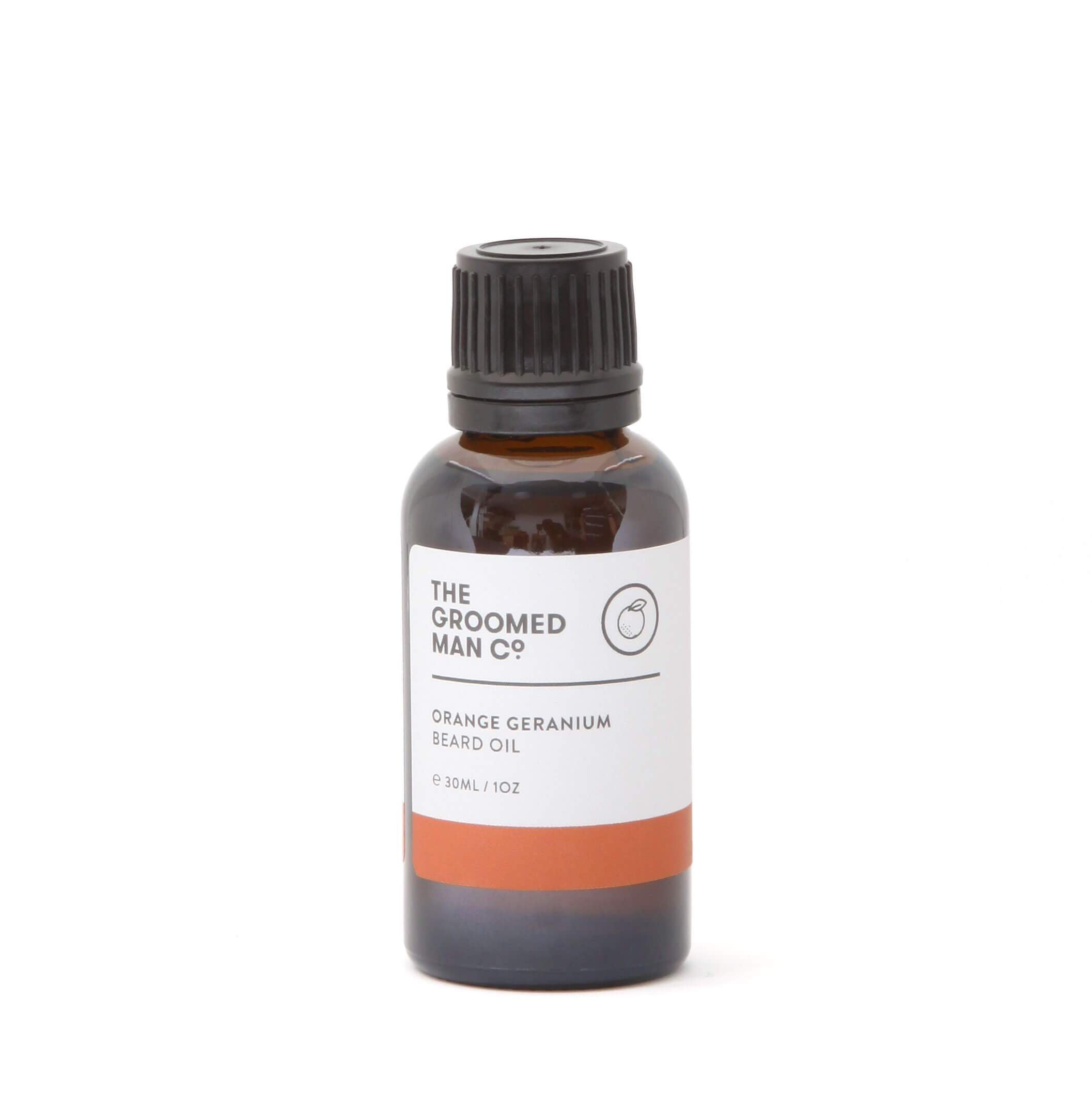 The Groomed Man Co Orange Geranium Beard Oil