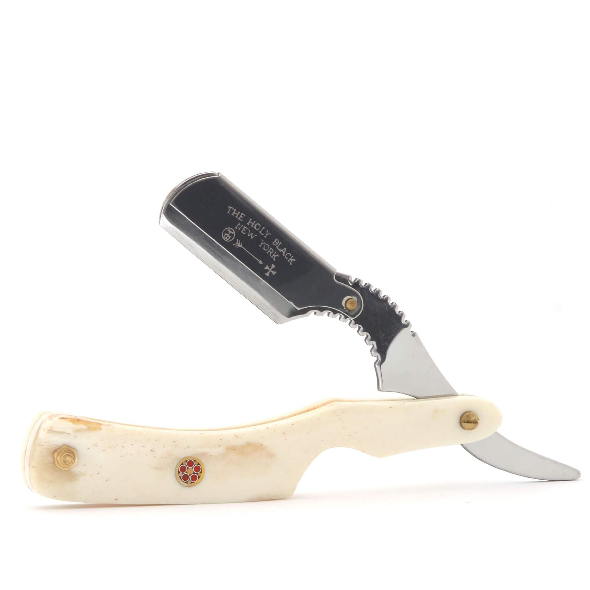The Holy Black Straight Razor