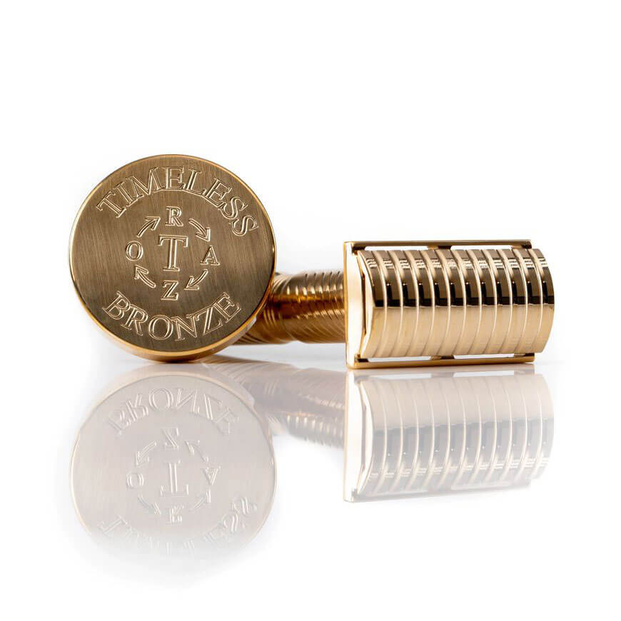 Timeless Bronze Safety Razor Set