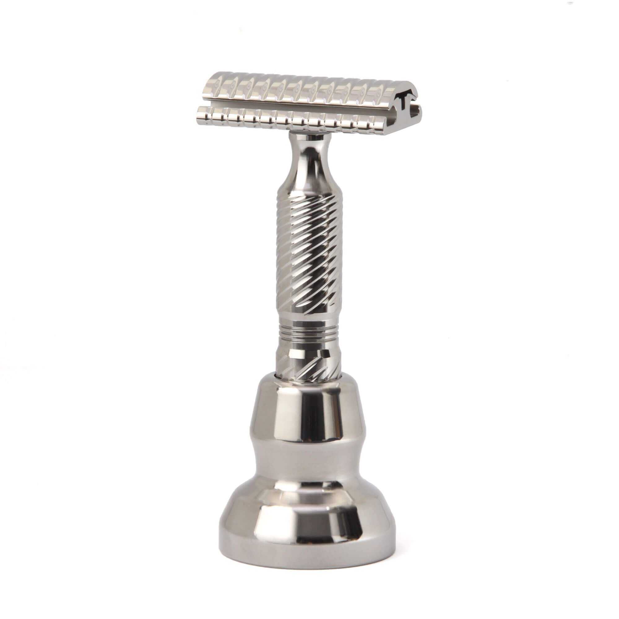 Timeless Titanium Safety Razor Set (Polished)