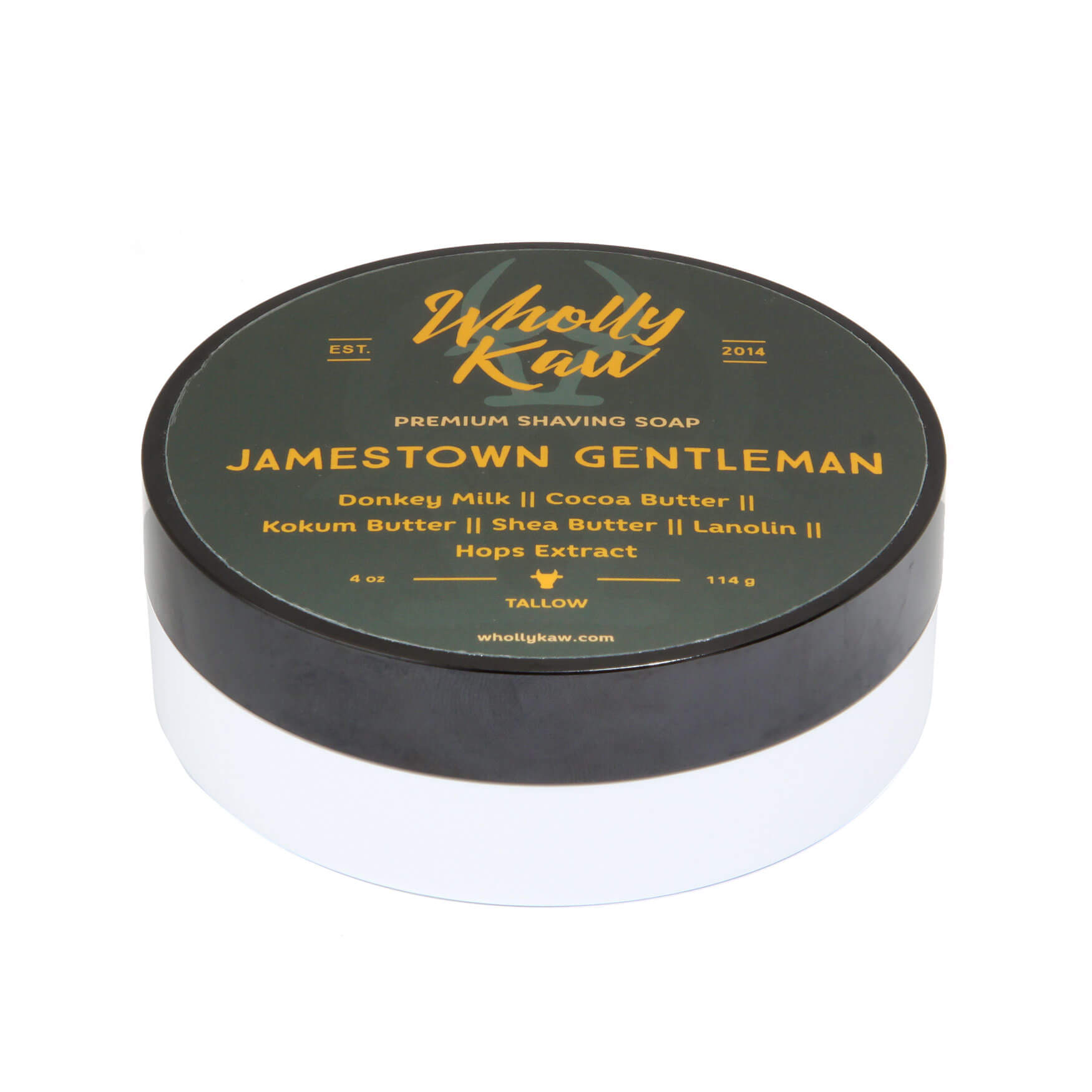 Wholly Kaw Jamestown Gentleman Shaving Soap