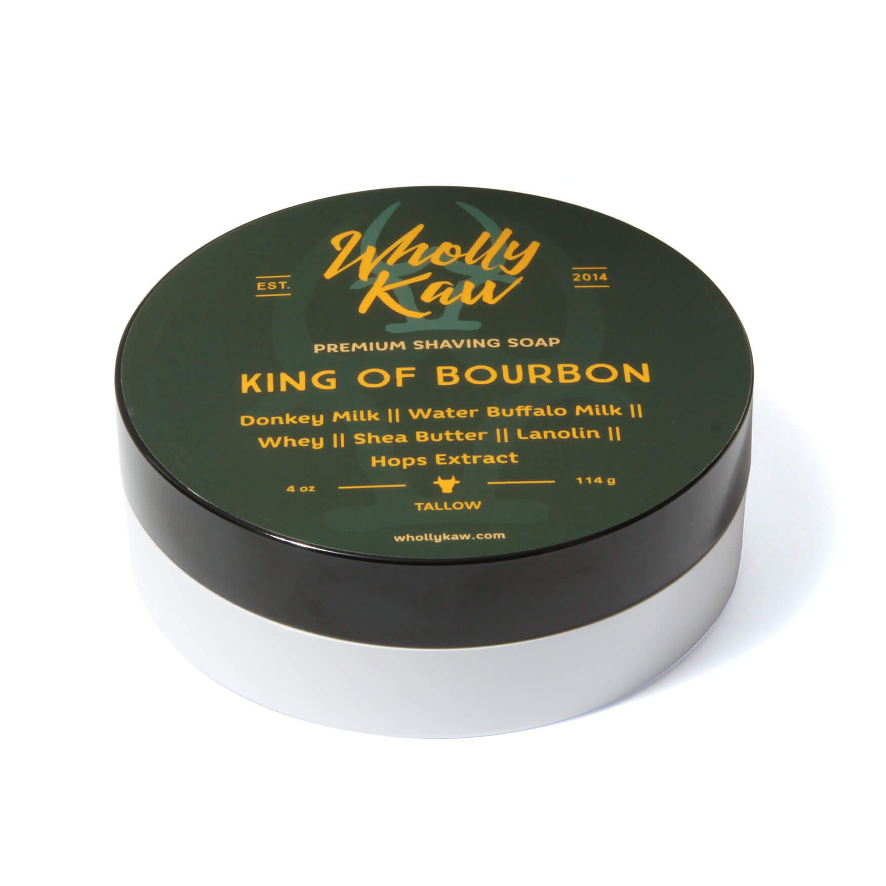Wholly Kaw King Of Bourbon Shaving Soap