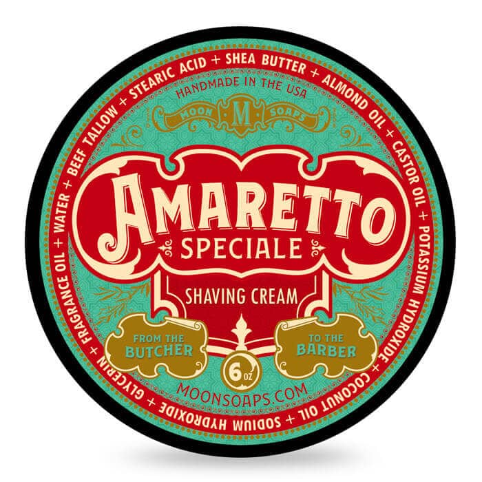 Moon Soaps Amaretto Shaving Soap