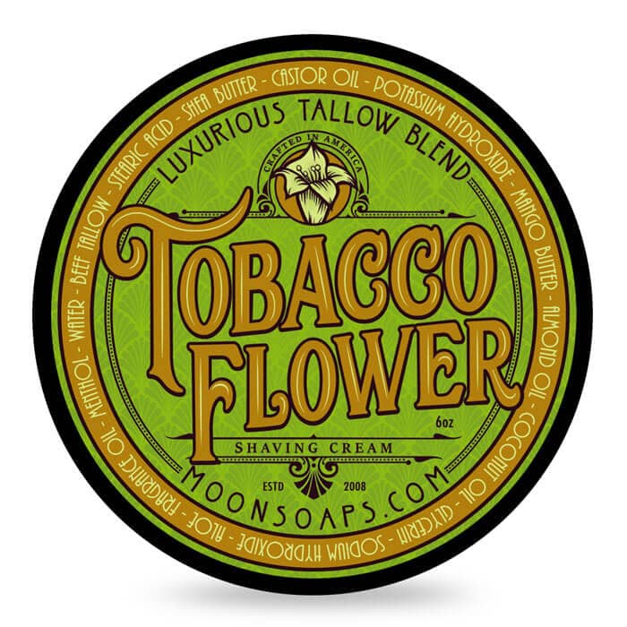 Moon Soaps Tobacco Flower Shaving Soap