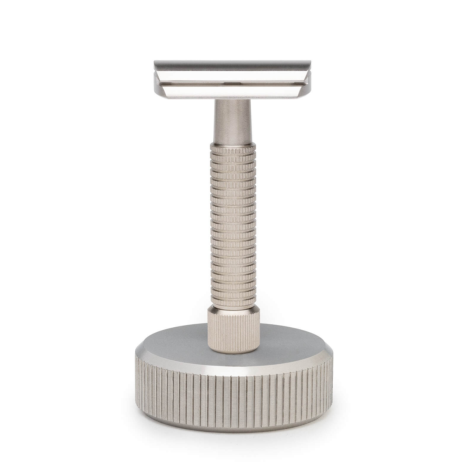 Rex Knurled Stainless Steel Razor Stand