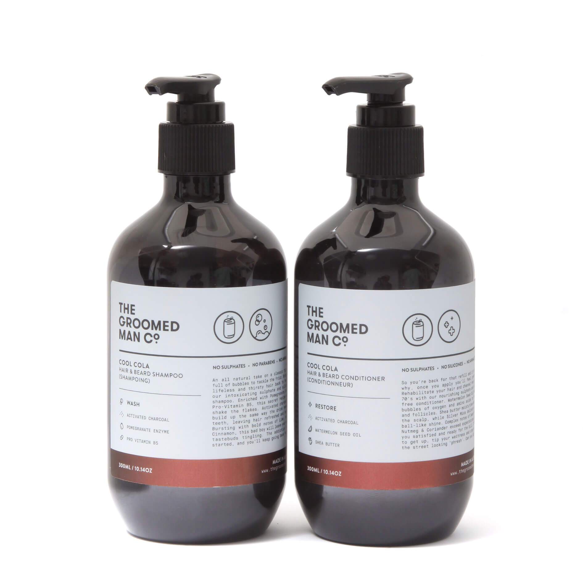 The Groomed Man Co Cool Cola Shampoo & Conditioner Duo