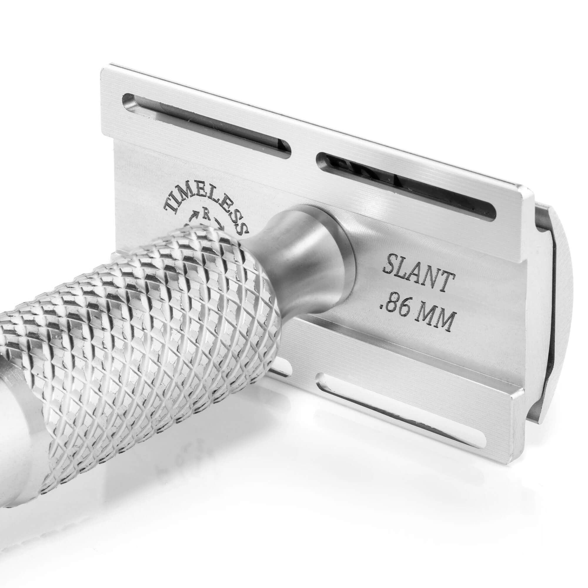 Timeless Aluminium Slant Razor Set