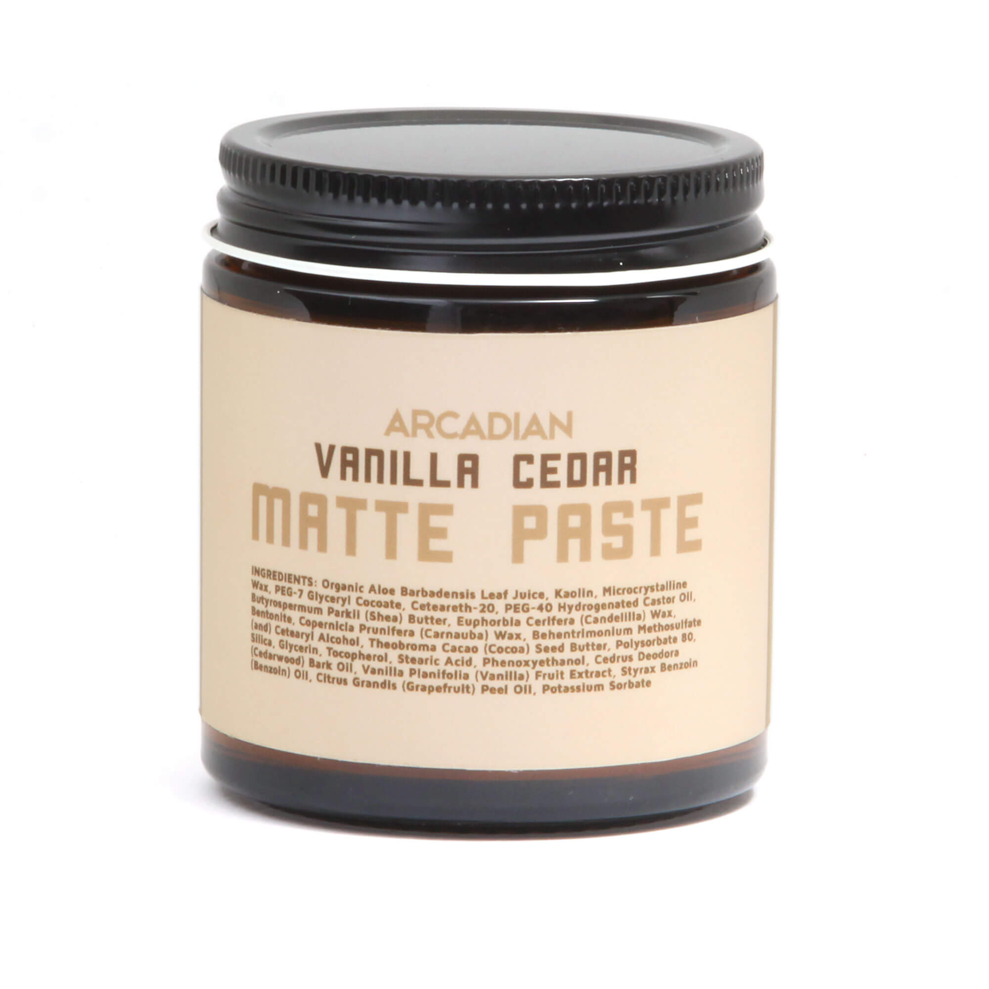 Arcadian Vanilla Cedar Matte Paste