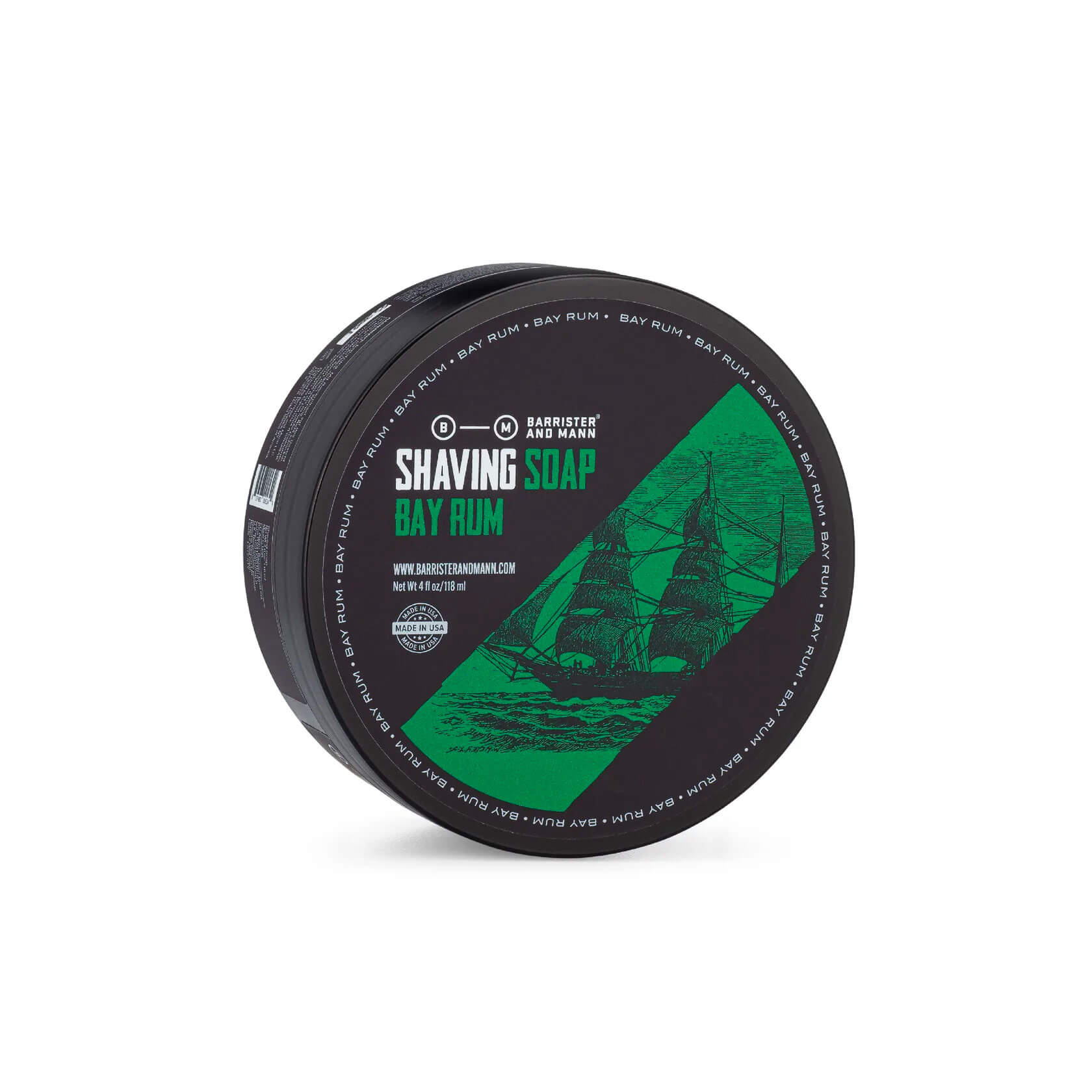 Barrister and Mann Bay Rum Shaving Soap