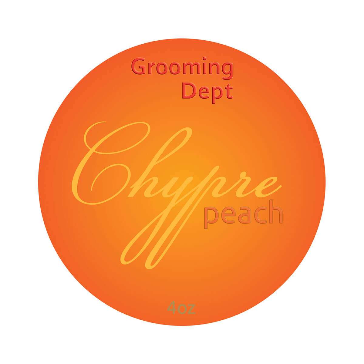 Grooming Dept Chypre Peach Shaving Soap 