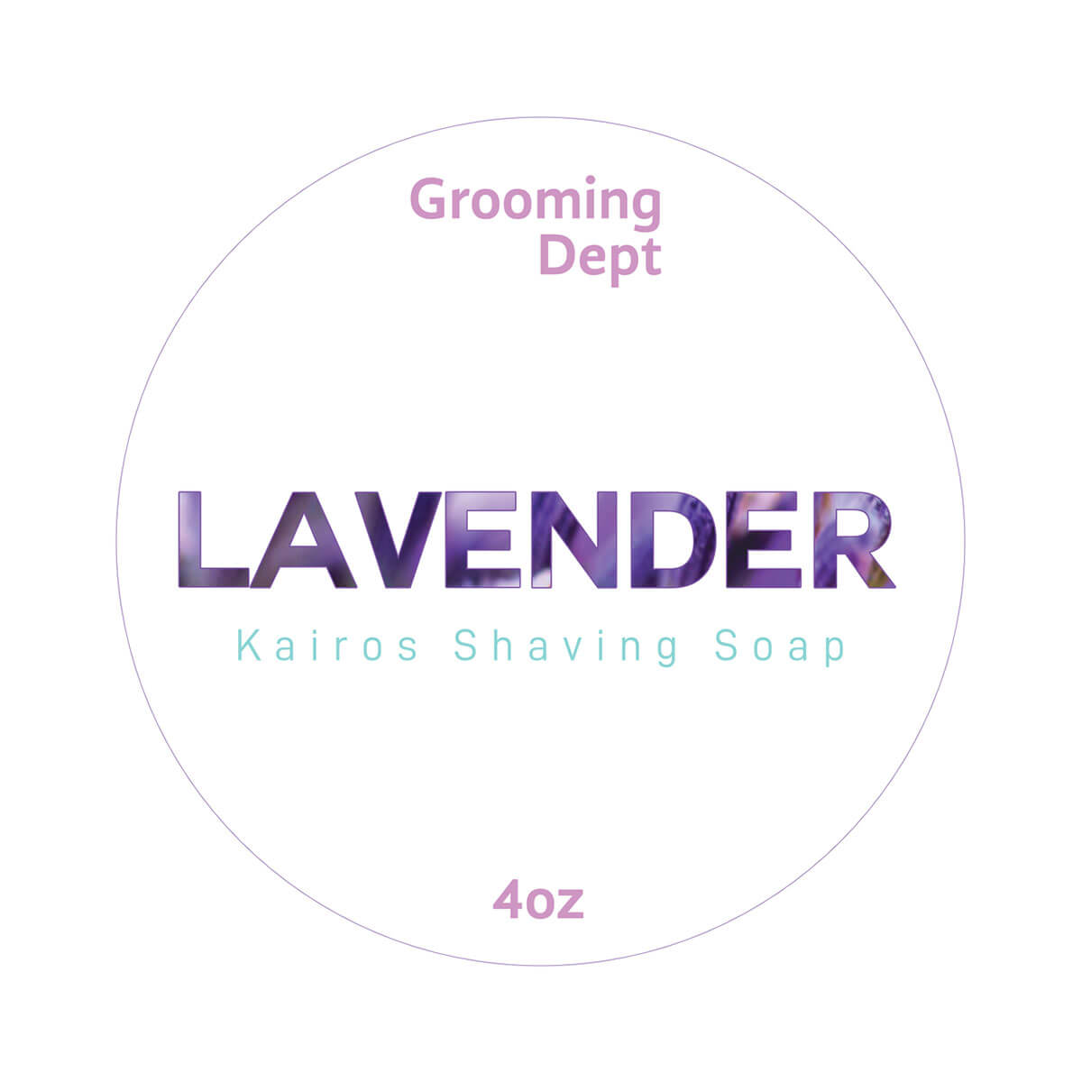 Grooming Dept Lavender Shaving Soap