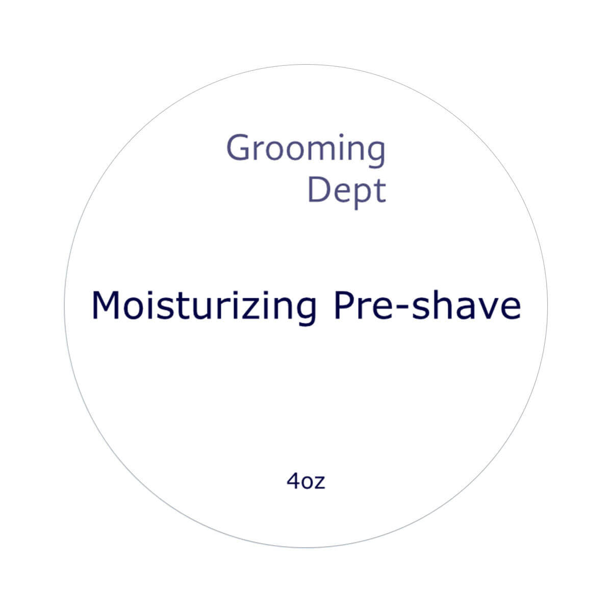 Grooming Dept Moisturising Pre-Shave