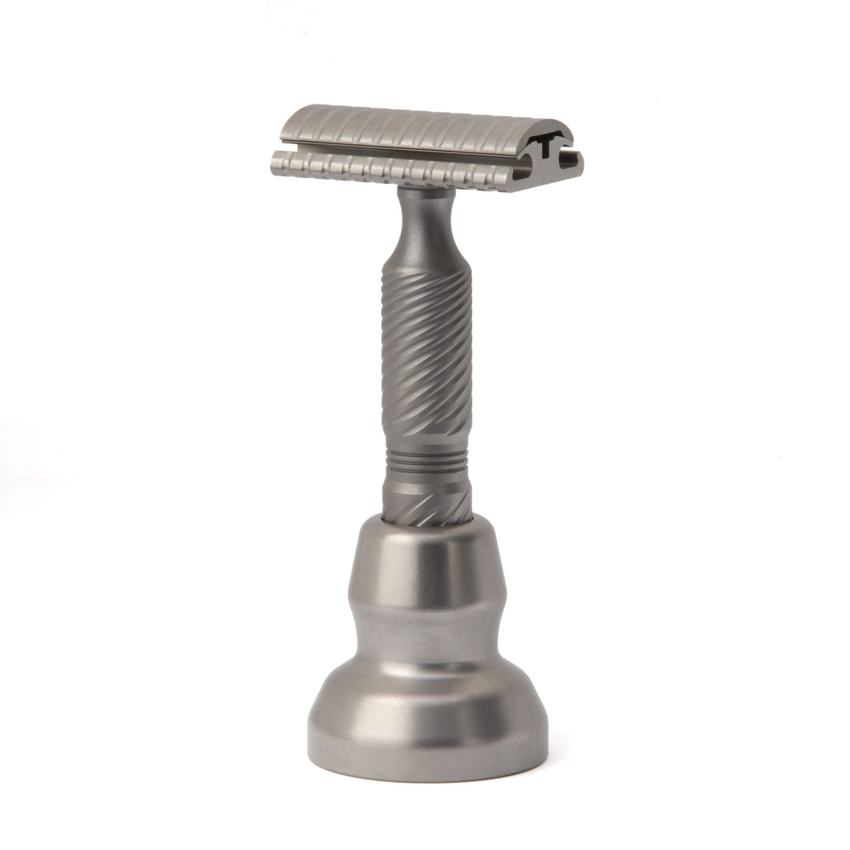 Titanium Motor Razor Timeless Titanium Safety Razor Set (Matte) | Slickboys