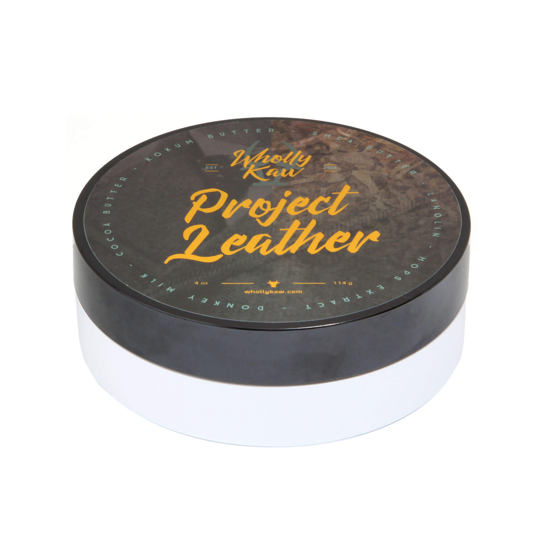 Wholly Kaw Project Leather Shaving Soap